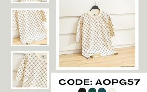 Áo Thun In Ô Vuông 