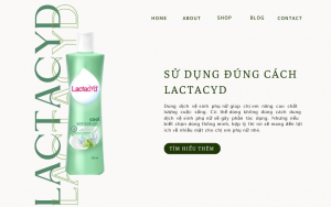 Sử dụng đúng cách dung dịch vệ sinh Lactacyd