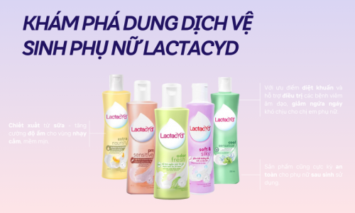 Khám phá dung dịch vệ sinh Lactacyd có mấy loại?