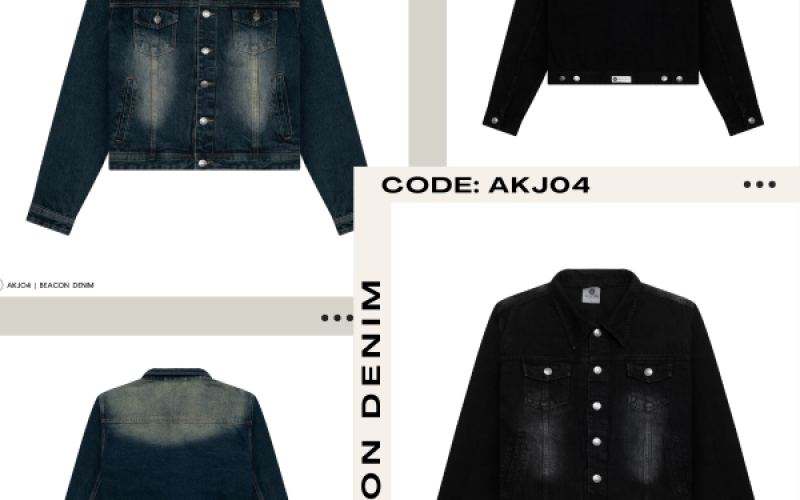 Áo Khoác Jean Nam Crotop 