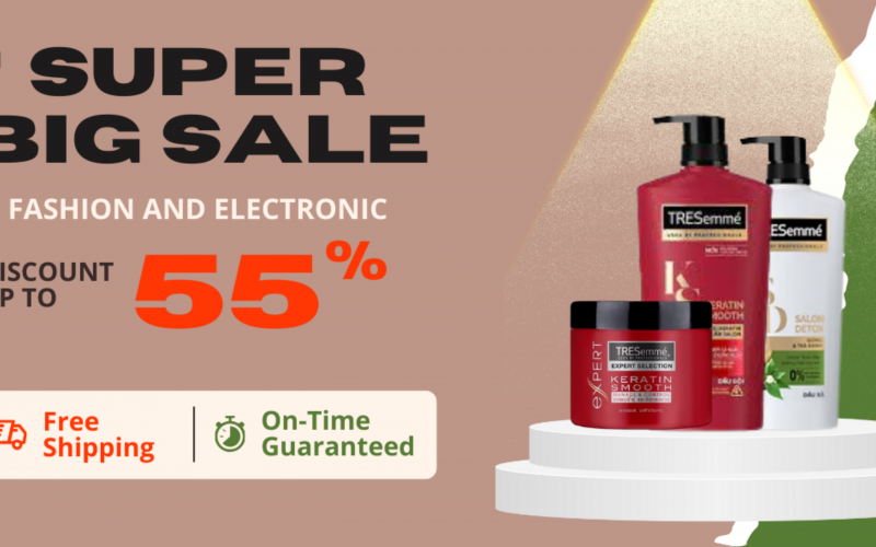 Khuyến Mãi Bất Ngờ: Giảm Giá Sản Phẩm Dầu Gội Xả Tresemmé Lên Đến 55%!